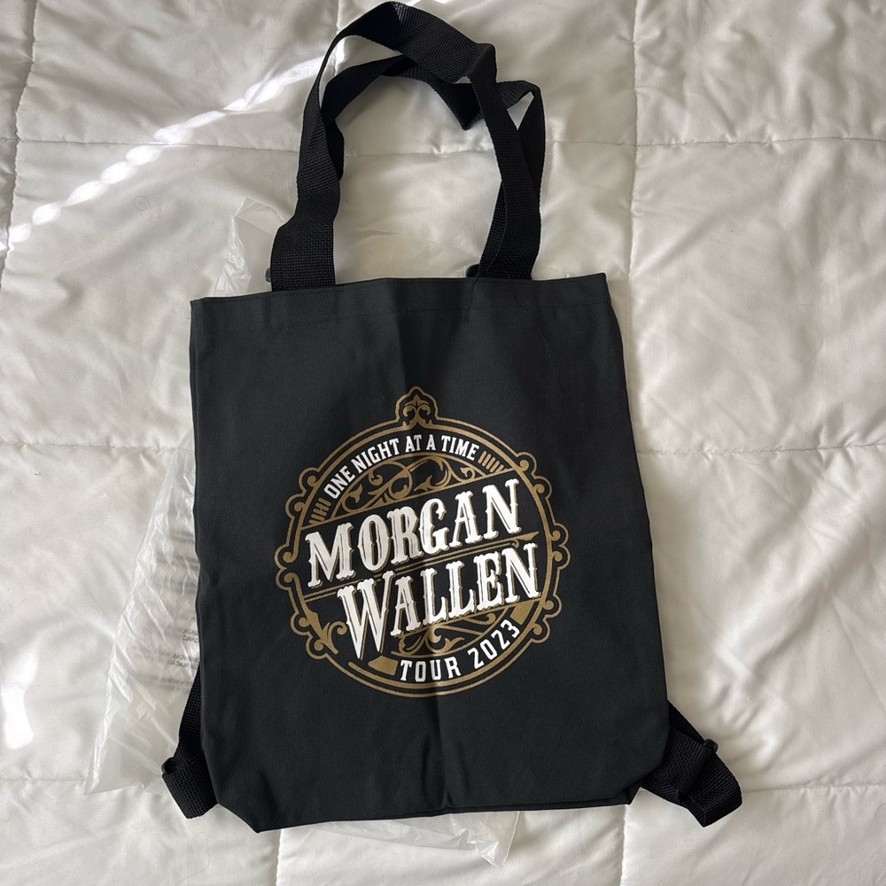 Morgan Wallen Tour 2023 Black Tote Bag